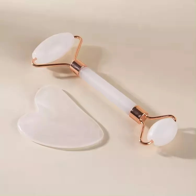 Set Gua Sha con rullo di giada